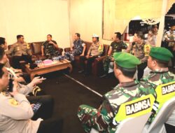 Danrem 072 Pamungkas, Danlanud Adisucipto dan Kapolda DIY Pantau Arus Balik di Posyan Prambanan