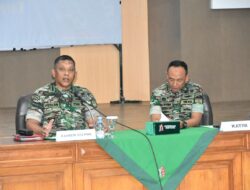 Kasrem 072/Pamungkas Terima Tim Pengawasan Post Audit TA 2022 dan Current Audit TW II TA 2023 Itdam IV/Diponegoro