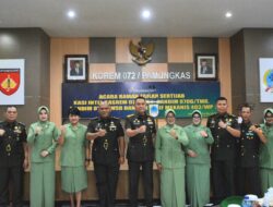 Brigjen TNI Joko Purnomo Pimpin Upacara Sertijab Pejabat Korem 072/Pamungkas
