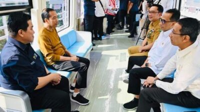 Jajal LRT Jabodebek, Presiden Jokowi : Keamanan dan Keselamatan Harus Diutamakan