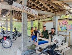 Pererat Silaturahmi dan Kebersamaan Babinsa Ajak Komsos Ojek Ketoyan