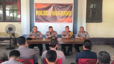 Tim Verifikasi Pelaksanaan Audit Kinerja Tahap I Kunjungi Polsek Ngabang