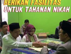 Sah !!! Tahanan Curanmor Ijab Kabul di Polsek Rungkut